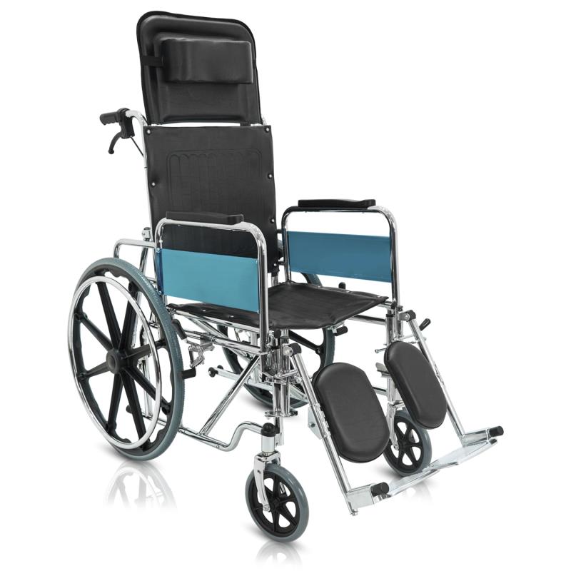 Manual Wheelchair – Foldable & Durable Patient Chair