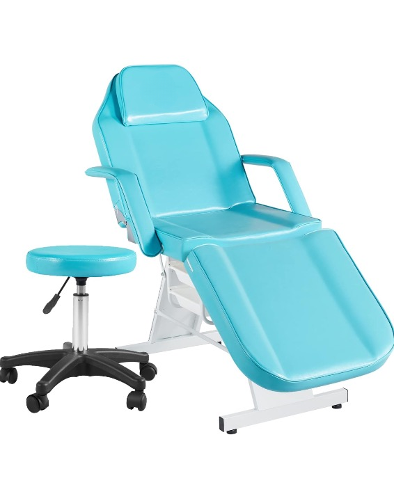 Manual Derma Chair | Comfortable Adjustable Chair for Dermatology, Laser & Beauty Treatments