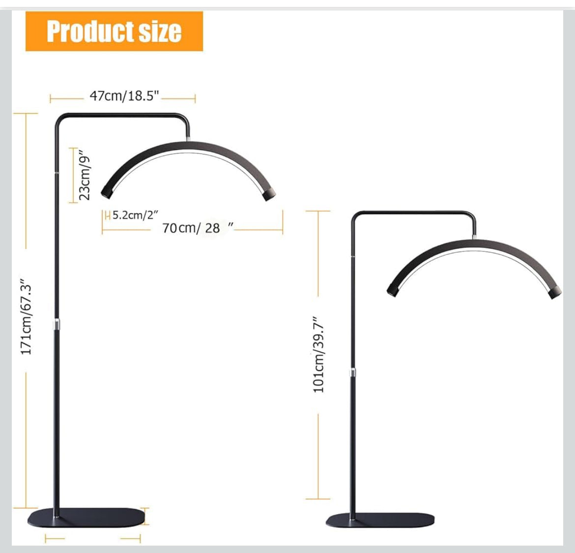 Half Moon Light – Black