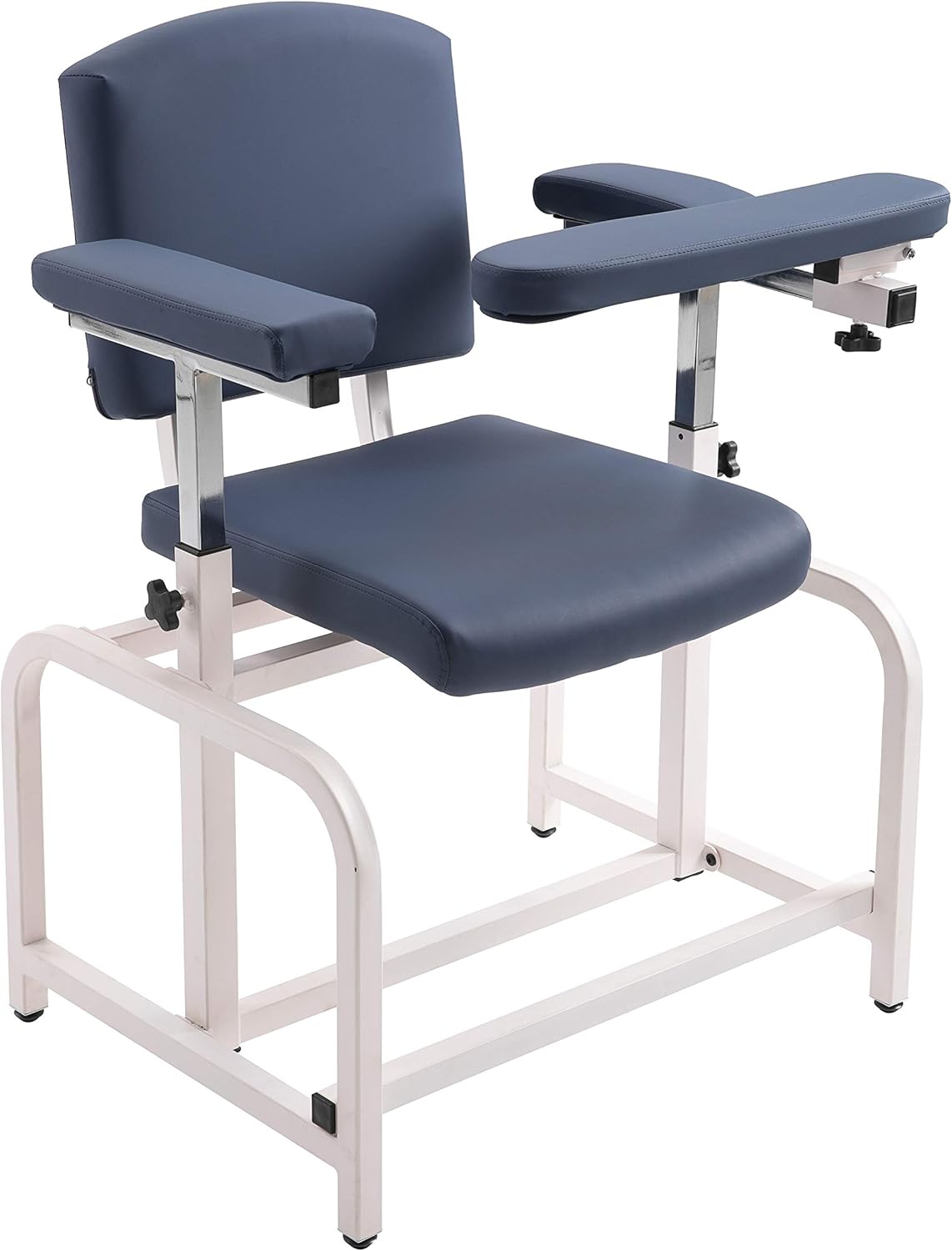 Manual Blood Collection Chair | Adjustable PU Leather Donor Chair for Hospitals, Labs & Blood Banks